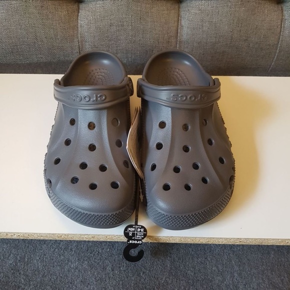 BNWT Crocs Baya Granite Grey - Men's 7 / Women's 9 - Picture 3 of 7